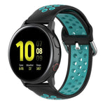 Bracelet de montre sport bicolore avec fermoir 20 mm, Pour Huawei Watch GT2 42MM, Pour Galaxy Watch Active2 / Active