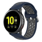 Bracelet de montre sport bicolore avec fermoir 20 mm, Pour Huawei Watch GT2 42MM, Pour Galaxy Watch Active2 / Active