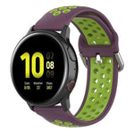 Bracelet de montre sport bicolore avec fermoir 20 mm, Pour Huawei Watch GT2 42MM, Pour Galaxy Watch Active2 / Active