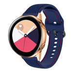 Bracelet de montre en silicone à coutures bicolores, pour Samsung Galaxy Watch5 40mm/44mm / Watch5 Pro