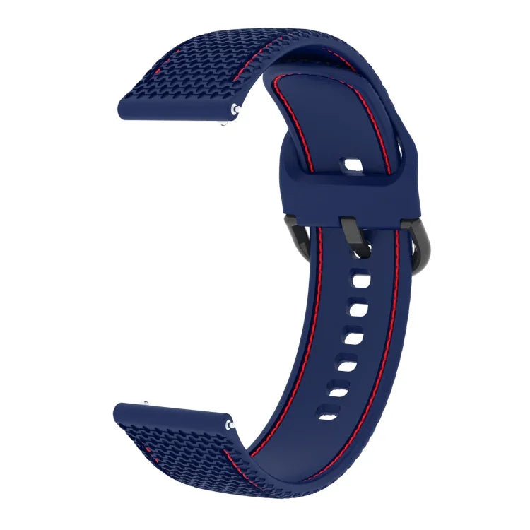 Bracelet de montre en silicone à coutures bicolores, pour Samsung Galaxy Watch5 40mm/44mm / Watch5 Pro