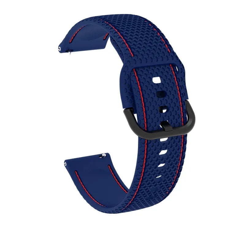Bracelet de montre en silicone à coutures bicolores, pour Samsung Galaxy Watch5 40mm/44mm / Watch5 Pro