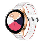 Bracelet de montre en silicone à coutures bicolores, pour Samsung Galaxy Watch5 40mm/44mm / Watch5 Pro
