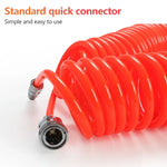 Tube flexible à ressort PU pour compresseur LAIZE avec connecteur, 8x5mm, 3m, avec connecteur, 8x5mm, 6m, avec connecteur, 8x5mm, 9m, avec connecteur, 8x5mm, 12m, avec connecteur, 8x5mm, 15m, avec connecteur, 10x6.5mm, 6m, avec connecteur