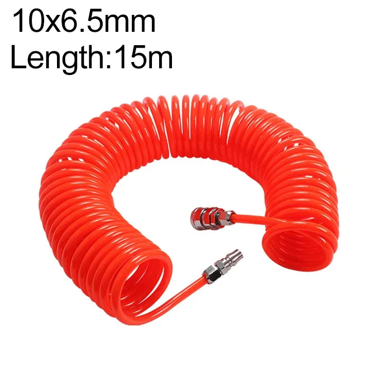 Tube flexible à ressort PU pour compresseur LAIZE avec connecteur, 8x5mm, 3m, avec connecteur, 8x5mm, 6m, avec connecteur, 8x5mm, 9m, avec connecteur, 8x5mm, 12m, avec connecteur, 8x5mm, 15m, avec connecteur, 10x6.5mm, 6m, avec connecteur