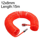 Tube flexible à ressort PU pour compresseur LAIZE avec connecteur, 8x5mm, 3m, avec connecteur, 8x5mm, 6m, avec connecteur, 8x5mm, 9m, avec connecteur, 8x5mm, 12m, avec connecteur, 8x5mm, 15m, avec connecteur, 10x6.5mm, 6m, avec connecteur