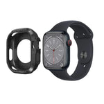 Carbon Fiber Shockproof Case For Apple Watch, Series 9 / 8 / 7 45mm