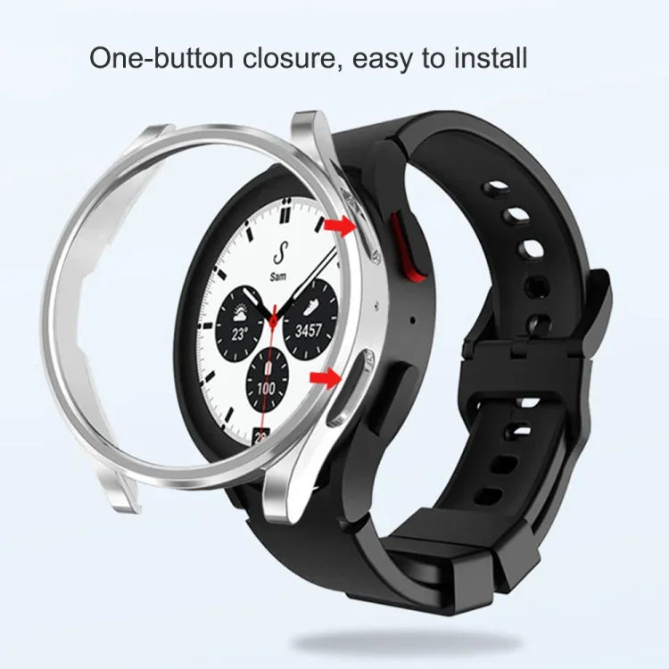 Coque de protection TPU demi-pack creuse électroplaquée, pour Samsung Galaxy Watch5 Pro 45mm