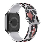 Bracelet de montre en TPU respirant pour Apple Watch, séries 8 et 7 (41 mm) / SE 2, 6, SE, 5 et 4 (40 mm) / 3, 2 et 1 (38 mm)