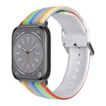 Bracelet de montre en TPU respirant pour Apple Watch, séries 8 et 7 (41 mm) / SE 2, 6, SE, 5 et 4 (40 mm) / 3, 2 et 1 (38 mm)