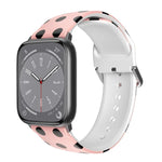 Bracelet de montre en TPU respirant pour Apple Watch, séries 8 et 7 (41 mm) / SE 2, 6, SE, 5 et 4 (40 mm) / 3, 2 et 1 (38 mm)