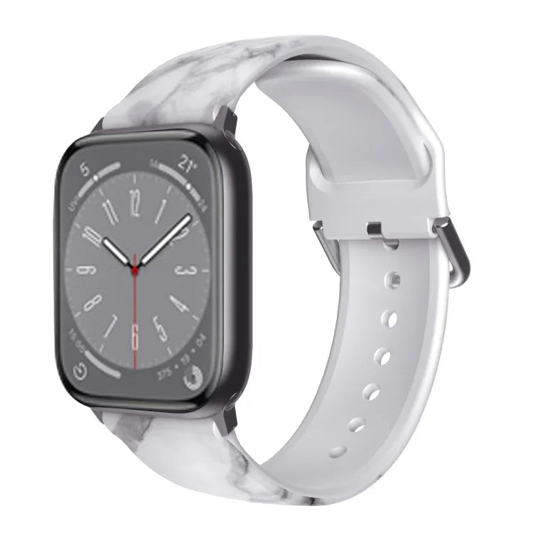 Bracelet de montre en TPU respirant pour Apple Watch, séries 8 et 7 (41 mm) / SE 2, 6, SE, 5 et 4 (40 mm) / 3, 2 et 1 (38 mm)