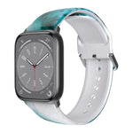 Bracelet de montre en TPU respirant pour Apple Watch, séries 8 et 7 (41 mm) / SE 2, 6, SE, 5 et 4 (40 mm) / 3, 2 et 1 (38 mm)