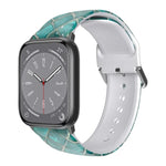 Bracelet de montre en TPU respirant pour Apple Watch, séries 8 et 7 (41 mm) / SE 2, 6, SE, 5 et 4 (40 mm) / 3, 2 et 1 (38 mm)