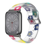 Bracelet de montre en TPU respirant pour Apple Watch, séries 8 et 7 (41 mm) / SE 2, 6, SE, 5 et 4 (40 mm) / 3, 2 et 1 (38 mm)