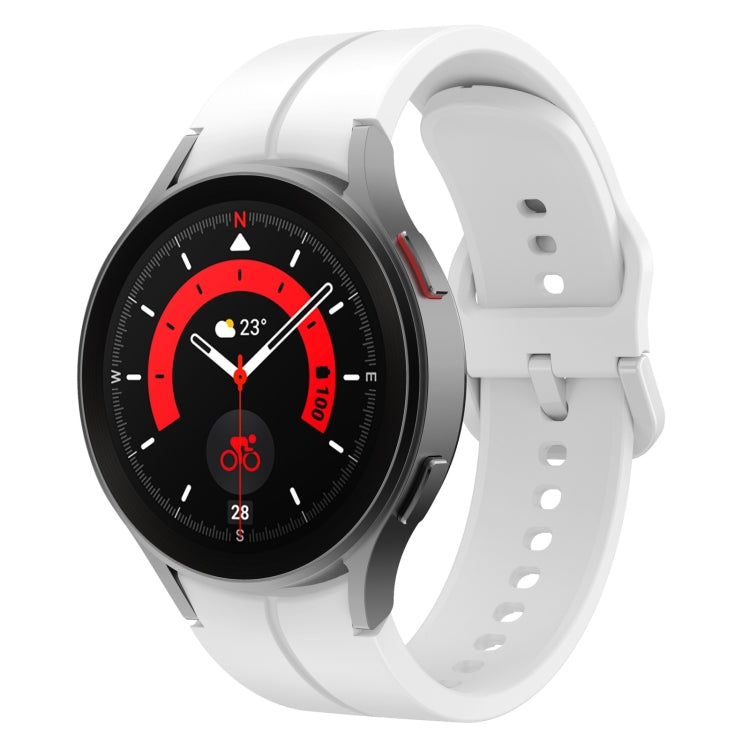 Bracelet de montre en silicone à boucle colorée, pour Samsung Galaxy Watch 5 40mm / 44mm