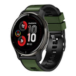 Bracelet de montre en silicone bicolore tissage uni, pour Samsung Galaxy Watch 5 40mm / 44mm