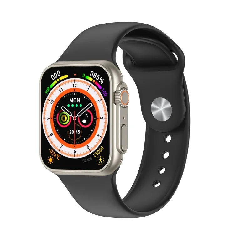 Montre connectée N8 Ultra à écran carré de 2,02 pouces prenant en charge la surveillance de la fréquence cardiaque et de l'oxygène sanguin