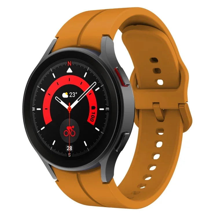 Bracelet de montre en silicone coloré avec boucle, pour Samsung Galaxy Watch 5 Pro 45mm