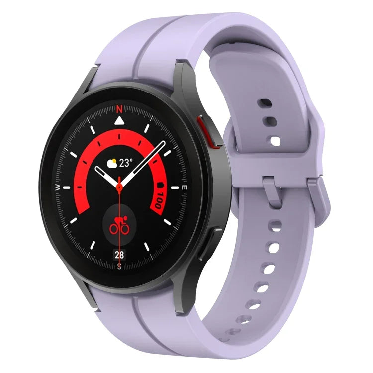 Bracelet de montre en silicone coloré avec boucle, pour Samsung Galaxy Watch 5 Pro 45mm