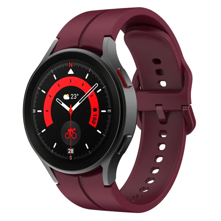 Bracelet de montre en silicone coloré avec boucle, pour Samsung Galaxy Watch 5 Pro 45mm