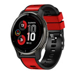Bracelet de montre en silicone bicolore à tissage uni, pour Samsung Galaxy Watch 5 Pro 45 mm