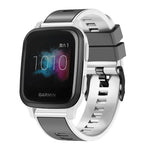 Bracelet de montre en silicone bicolore à tissage uni, pour Samsung Galaxy Watch 5 Pro 45 mm