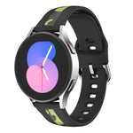 Bracelet de montre en silicone à grain vertical, pour Samsung Galaxy Watch 5 40 mm / 44 mm, pour Samsung Galaxy Watch 5 Pro 45 mm