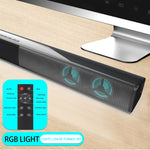 Enceinte Bluetooth BS-28E avec lumière d'ambiance RGB colorée, BS-28E