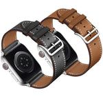 imak Bracelet en cuir série PG1, Pour Apple Watch Series 4/5/6/SE 1/2/3 40mm, Pour Apple Watch Series 4/5/6/SE 1/2/3 44mm, Pour Apple Watch Series 8 41mm, Pour Apple Watch Series 8 45mm