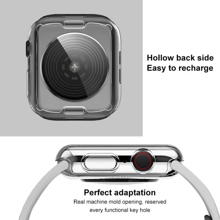 Coque de protection en TPU imak série UX-3, pour Apple Watch SE 2023 40mm / Series 4/5/6/SE 1/2/3 40mm, pour Apple Watch SE 2023 44mm / Series 4/5/6/SE 1/2/3 44mm