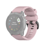 For Garmin Fenix 6X 26mm Quick Release Official Texture Wrist Strap Watchband, with Plastic Button, with Metal Button