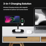 YM-UD22 Chargeur sans fil magnétique 5 en 1 15W avec fonction support
