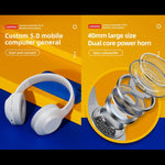 Casque de jeu Bluetooth sans fil Lenovo TH10 Bass Music Sports avec réduction de bruit, TH10 blanc, TH10 noir