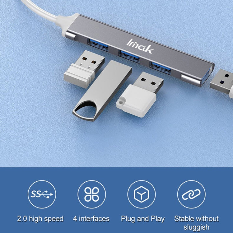 Station d'accueil multifonctionnelle 4 en 1 imak HUB, USB, USB-C / Type-C