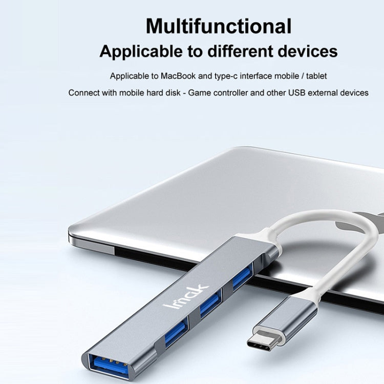 Station d'accueil multifonctionnelle 4 en 1 imak HUB, USB, USB-C / Type-C
