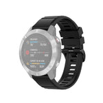 For Garmin Fenix 6 22mm Quick Release Official Texture Wrist Strap Watchband, with Plastic Button, with Metal Button