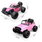 Voiture télécommandée 4x4 haute vitesse à l'échelle 1:18, 9303E (rose), 9303E (noir), 9303E (jaune), 9303E (bleu), 9303E (vert)