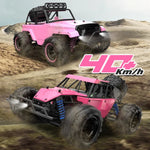 Voiture télécommandée 4x4 haute vitesse à l'échelle 1:18, 9303E (rose), 9303E (noir), 9303E (jaune), 9303E (bleu), 9303E (vert)