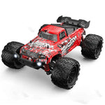 Voiture télécommandée 4x4 haute vitesse à l'échelle 1:16, 9500E (rouge), 9500E (orange)