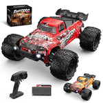 Voiture télécommandée 4x4 haute vitesse à l'échelle 1:16, 9500E (rouge), 9500E (orange)