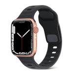 Bracelet Sport en Silicone, Pour Apple Watch Ultra 49mm / Series 8&7 45mm / SE 2&6&SE&5&4 44mm / 3&2&1 42mm, Pour Apple Watch Series 8&7 41mm / SE 2&6&SE&5&4 40mm / 3&2&1 38mm