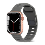 Bracelet Sport en Silicone, Pour Apple Watch Ultra 49mm / Series 8&7 45mm / SE 2&6&SE&5&4 44mm / 3&2&1 42mm, Pour Apple Watch Series 8&7 41mm / SE 2&6&SE&5&4 40mm / 3&2&1 38mm