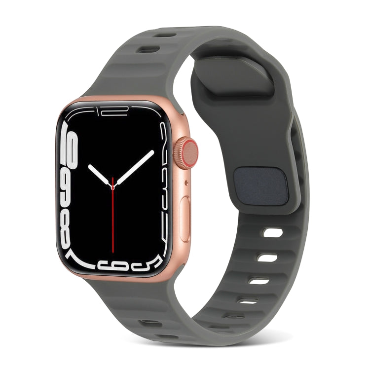 Bracelet Sport en Silicone, Pour Apple Watch Ultra 49mm / Series 8&7 45mm / SE 2&6&SE&5&4 44mm / 3&2&1 42mm, Pour Apple Watch Series 8&7 41mm / SE 2&6&SE&5&4 40mm / 3&2&1 38mm
