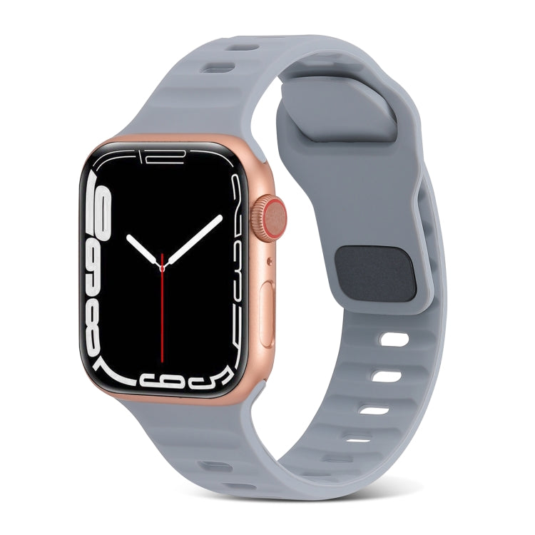 Bracelet Sport en Silicone, Pour Apple Watch Ultra 49mm / Series 8&7 45mm / SE 2&6&SE&5&4 44mm / 3&2&1 42mm, Pour Apple Watch Series 8&7 41mm / SE 2&6&SE&5&4 40mm / 3&2&1 38mm