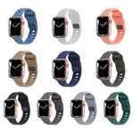 Bracelet Sport en Silicone, Pour Apple Watch Ultra 49mm / Series 8&7 45mm / SE 2&6&SE&5&4 44mm / 3&2&1 42mm, Pour Apple Watch Series 8&7 41mm / SE 2&6&SE&5&4 40mm / 3&2&1 38mm