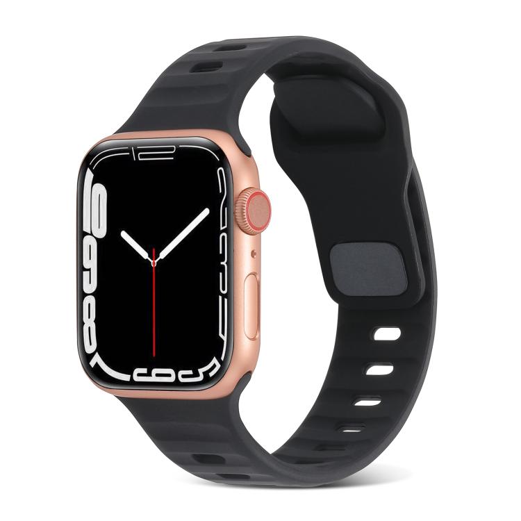 Bracelet Sport en Silicone, Pour Apple Watch Ultra 49mm / Series 8&7 45mm / SE 2&6&SE&5&4 44mm / 3&2&1 42mm, Pour Apple Watch Series 8&7 41mm / SE 2&6&SE&5&4 40mm / 3&2&1 38mm