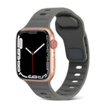 Bracelet Sport en Silicone, Pour Apple Watch Ultra 49mm / Series 8&7 45mm / SE 2&6&SE&5&4 44mm / 3&2&1 42mm, Pour Apple Watch Series 8&7 41mm / SE 2&6&SE&5&4 40mm / 3&2&1 38mm