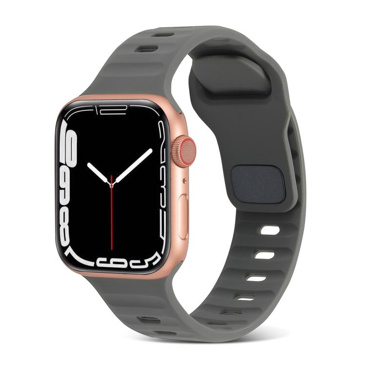 Bracelet Sport en Silicone, Pour Apple Watch Ultra 49mm / Series 8&7 45mm / SE 2&6&SE&5&4 44mm / 3&2&1 42mm, Pour Apple Watch Series 8&7 41mm / SE 2&6&SE&5&4 40mm / 3&2&1 38mm