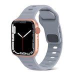 Bracelet Sport en Silicone, Pour Apple Watch Ultra 49mm / Series 8&7 45mm / SE 2&6&SE&5&4 44mm / 3&2&1 42mm, Pour Apple Watch Series 8&7 41mm / SE 2&6&SE&5&4 40mm / 3&2&1 38mm